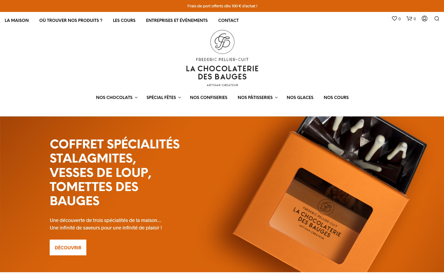 Site La Chocolaterie des Bauges